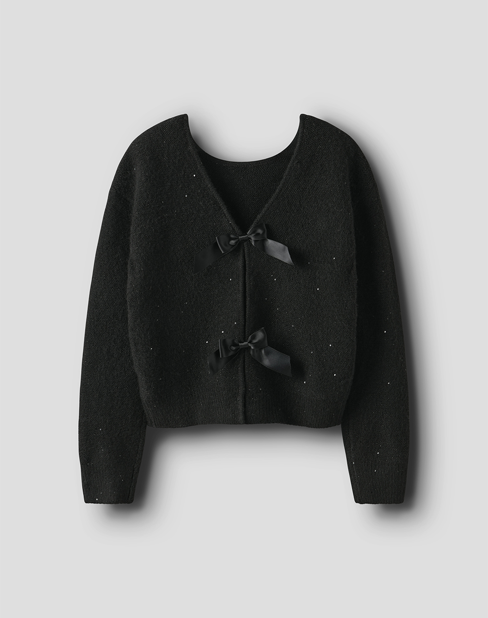 NAME IT NKFSIMRA LS SH KNIT 13250466-BLACK Black φωτογραφία