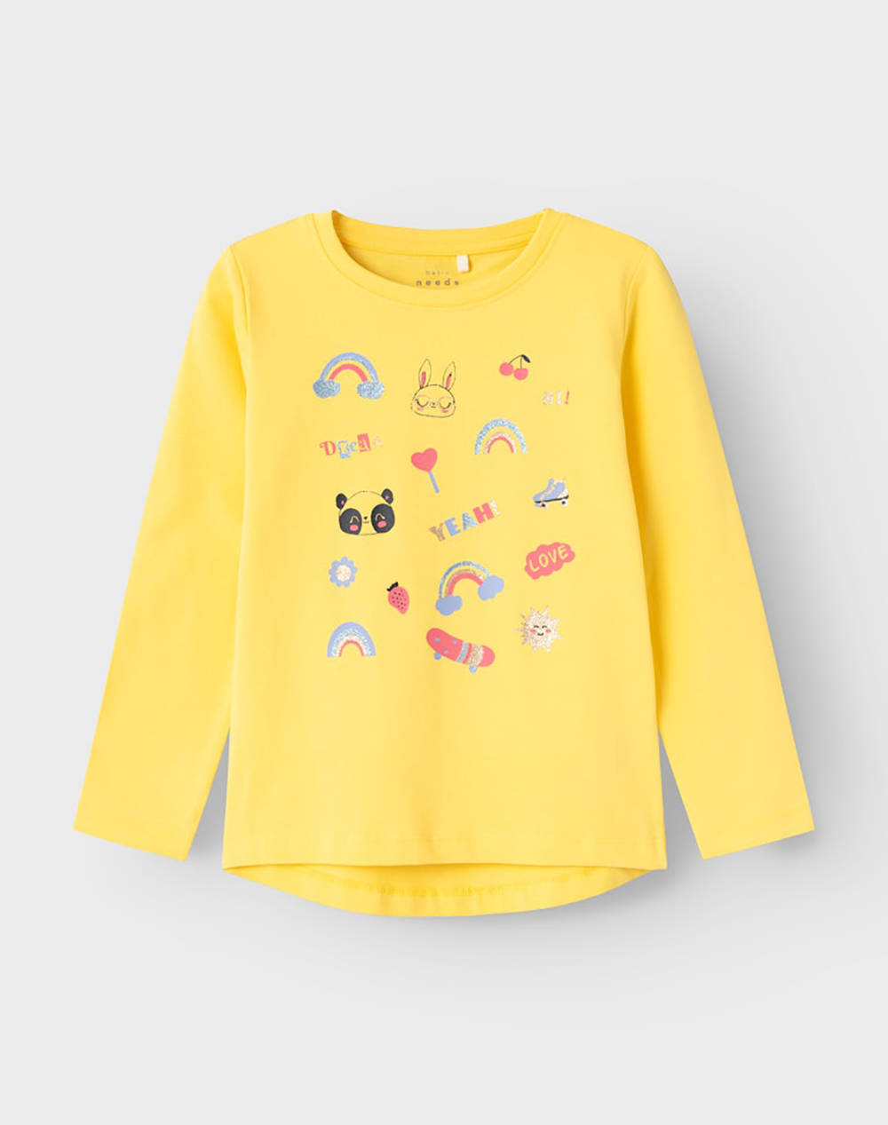 NAME IT NMFVIX LS TOP 13224958-YarrowYeah Yellow