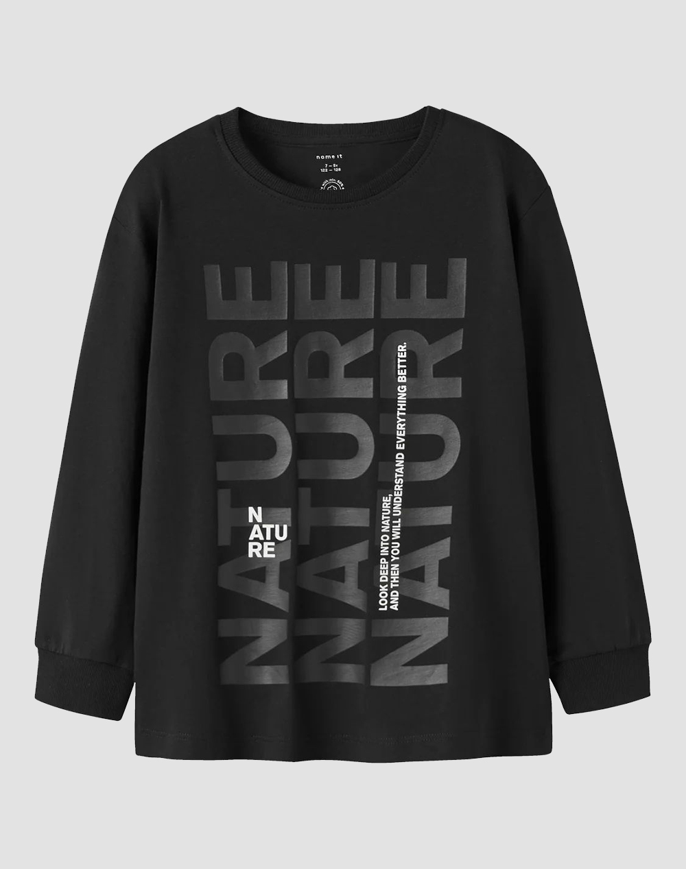 NAME IT NKMORSON LS NREG TOP BOX 13247789-BLACK Black