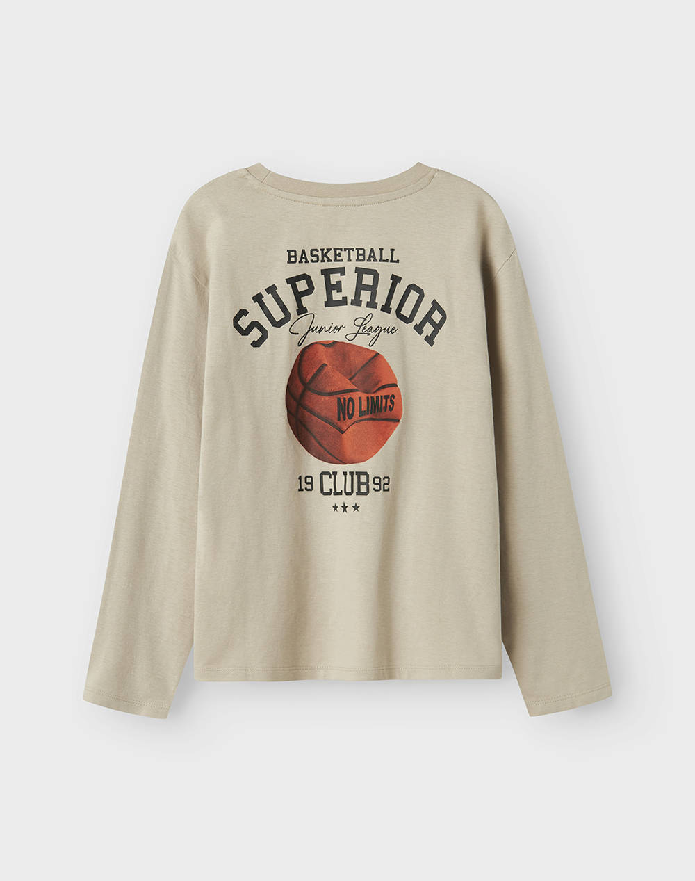 NAME IT NKMLAYTON LS NREG TOP BOX 13246257-Island Fossil Biege φωτογραφία