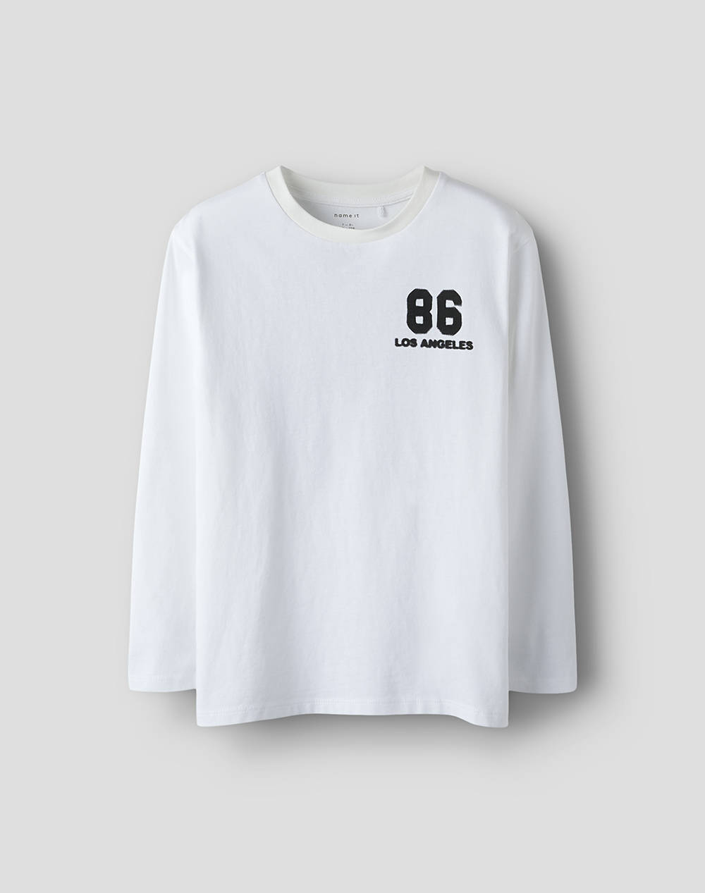 NAME IT NKMLAYTON LS NREG TOP BOX 13246257-BRIGHT WHITE White