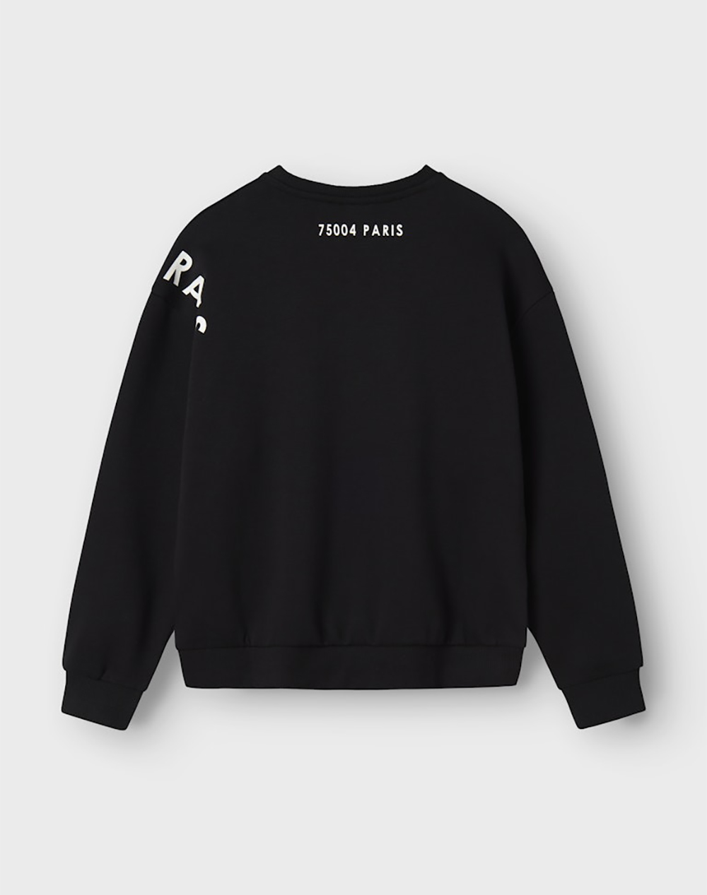 NAME IT NKFODIKA LS RLX SWEAT BRU BF 13247274-BLACK Black φωτογραφία