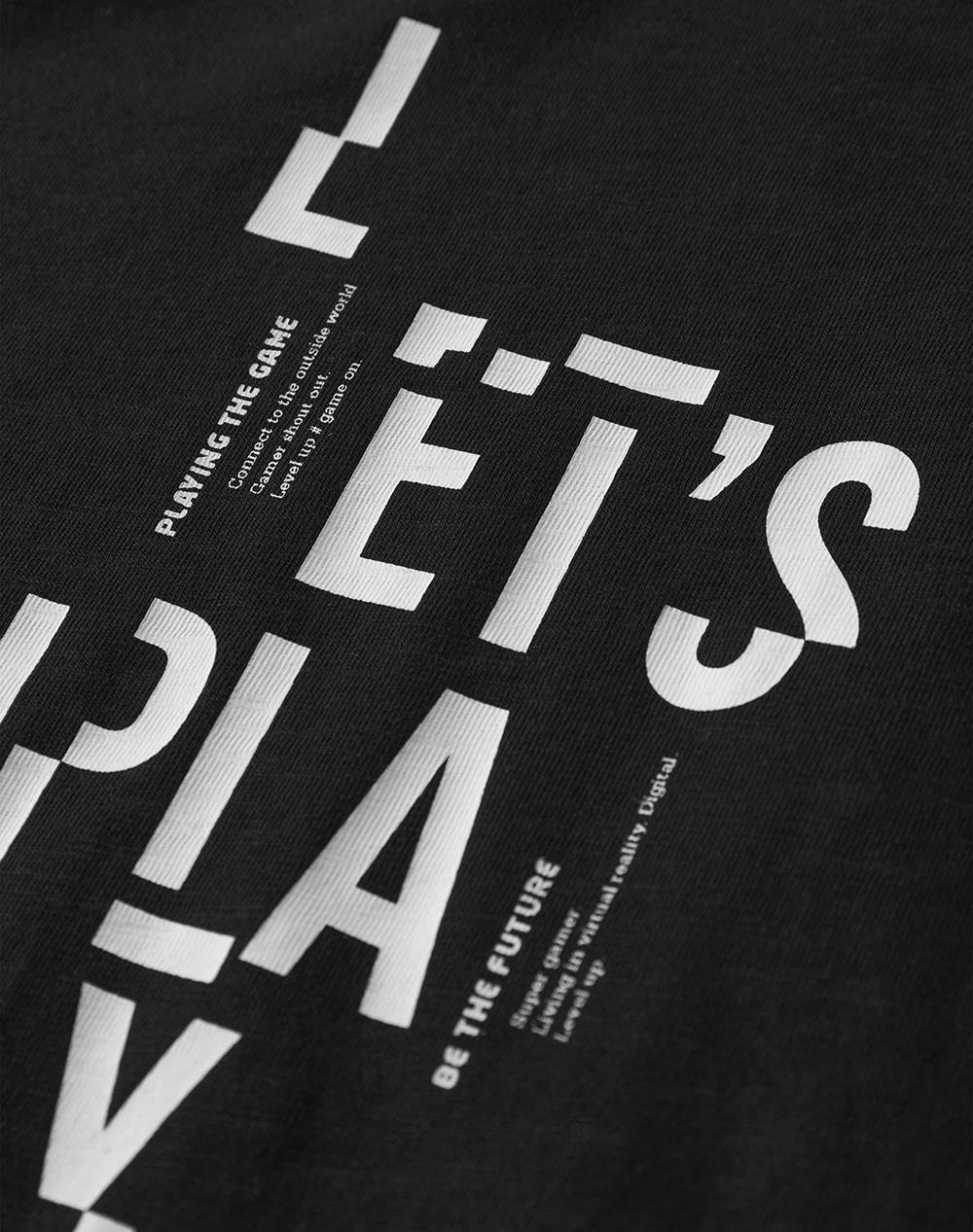 NAME IT NKMVOB LS RLX TOP 13246365-BlackLetsPlayAgain Black φωτογραφία