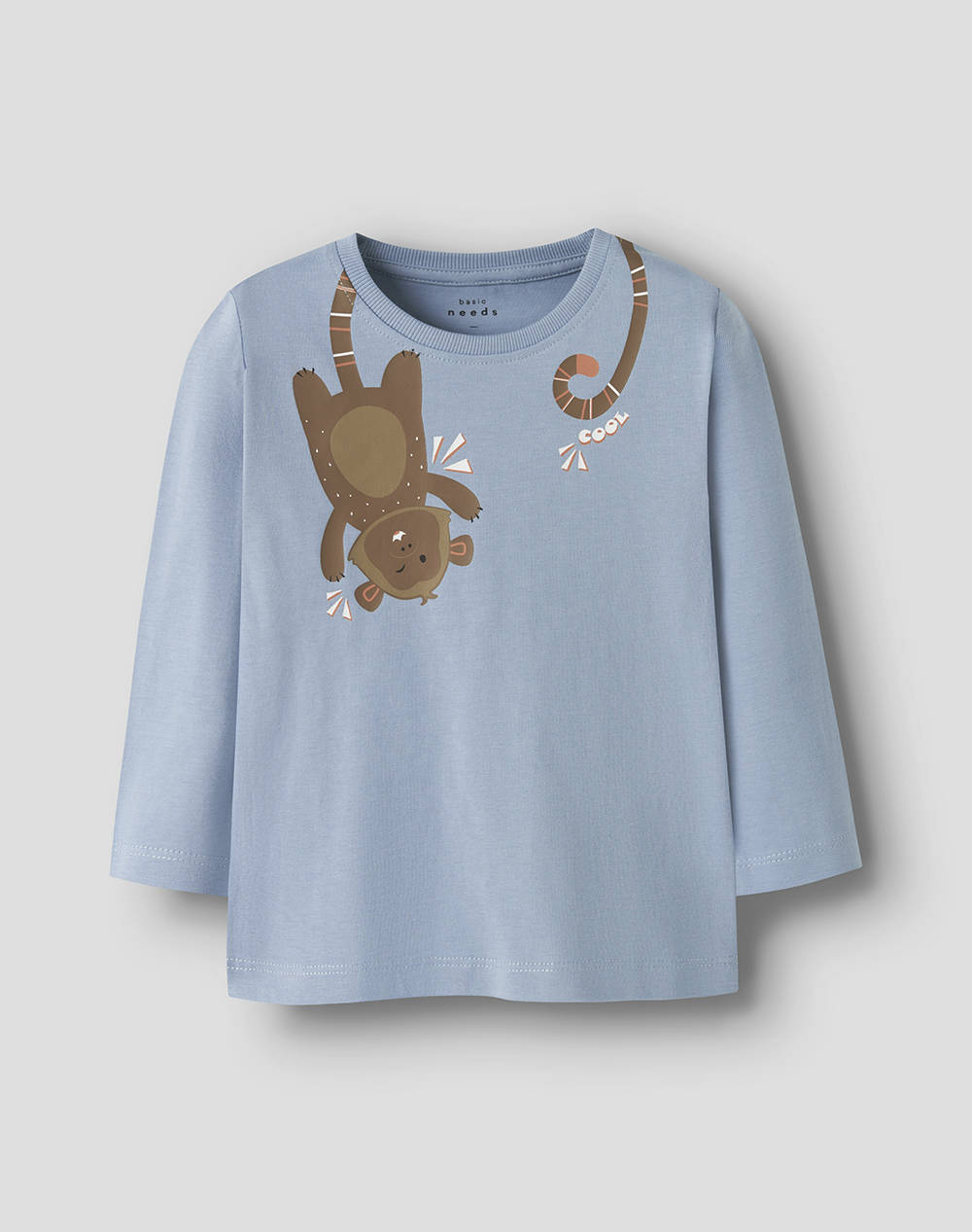 NAME IT NMMVICTOR LS NREG TOP 13234712-Dusty BlueMonkey LightBlue