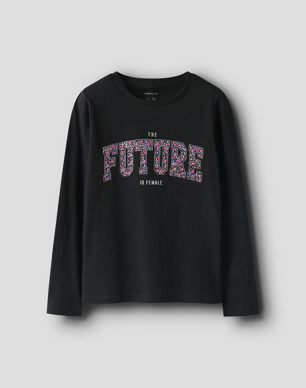NAME IT NKFKOSA LS TOP BOX 13244716-BLACK Black