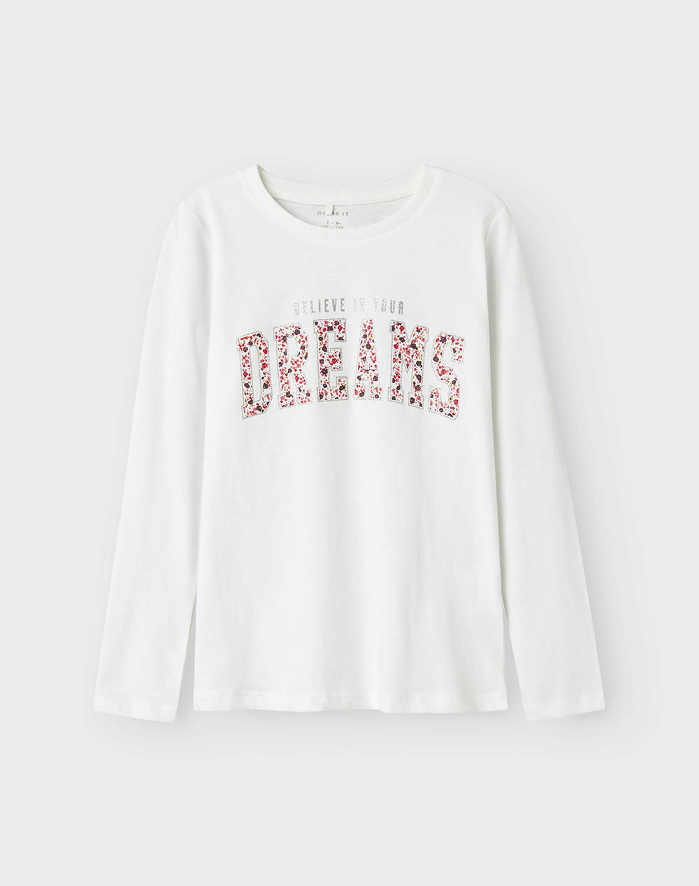 NAME IT NKFKOSA LS TOP BOX 13244716-BRIGHT WHITE White