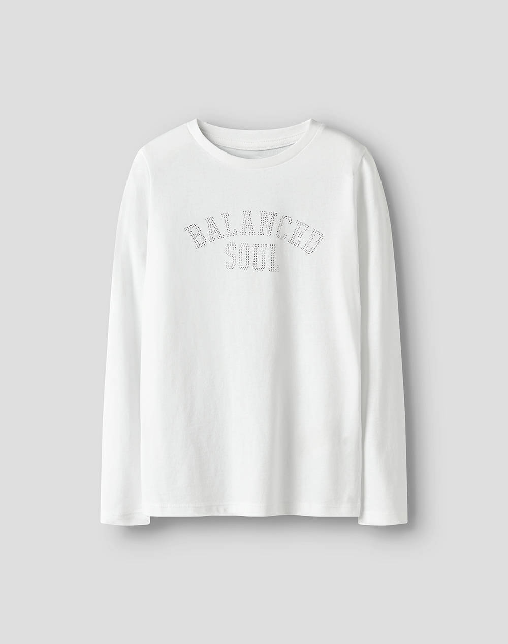 NAME IT NKFLUCIA SLIM LS TOP 13245420-BRIGHT WHITE White