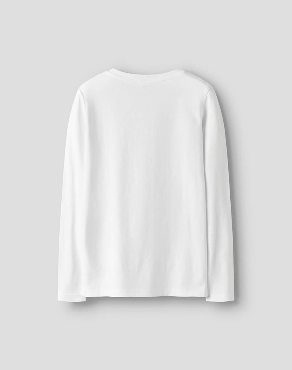 NAME IT NKFLUCIA SLIM LS TOP 13245420-BRIGHT WHITE White φωτογραφία