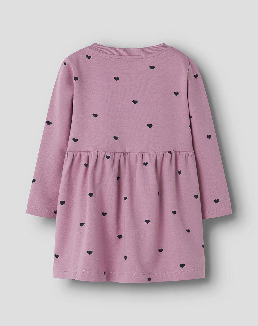 NAME IT NMFDAVINA LS SWEAT BRU DRESS NOOS 13243945-Mauve OrchidW.DARKSAPPHIREHEARTS Pink φωτογραφία