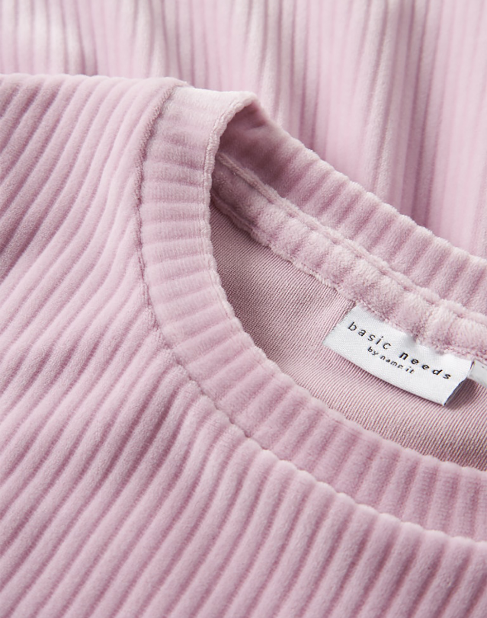 NAME IT NMFVELOA LS VELVET DRESS 13235116-Keepsake Lilac Pink φωτογραφία