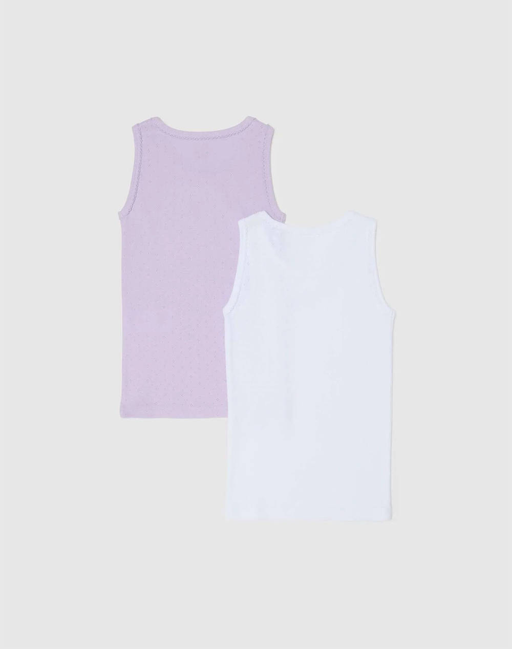 OVS PK 2 SINGL SL 3/10 POINTL 2416620-WHITE/VIOLET Multi φωτογραφία