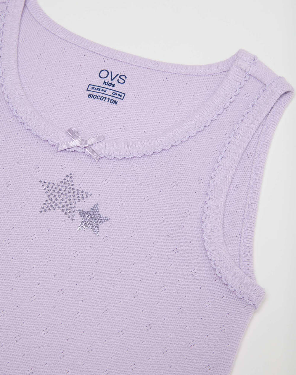 OVS PK 2 SINGL SL 3/10 POINTL 2416620-WHITE/VIOLET Multi φωτογραφία