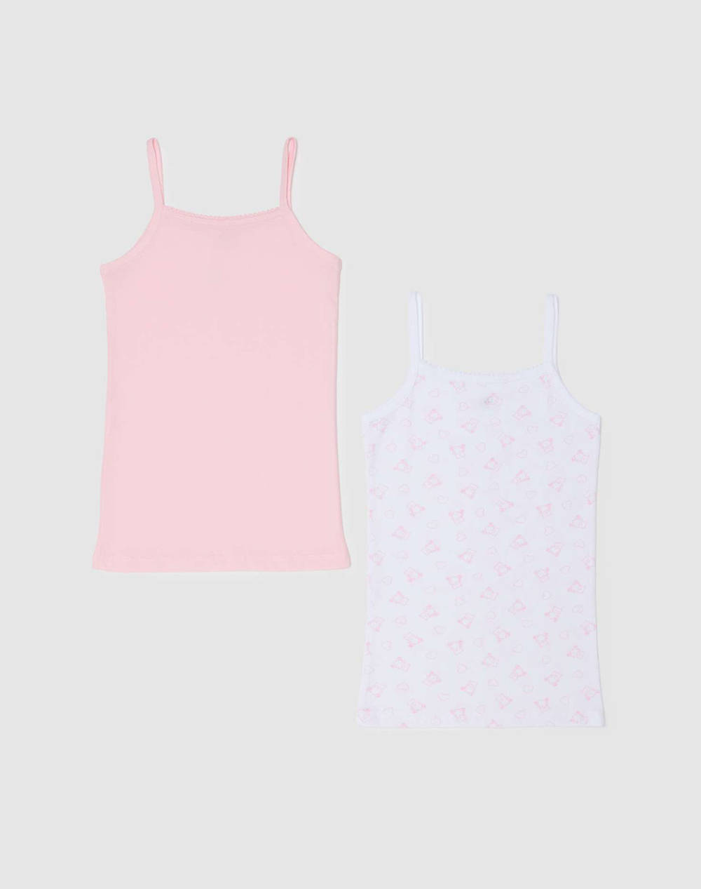 OVS PK 2 SINGL SS 3/10 B 2416589-WHITE/PINK Multi φωτογραφία