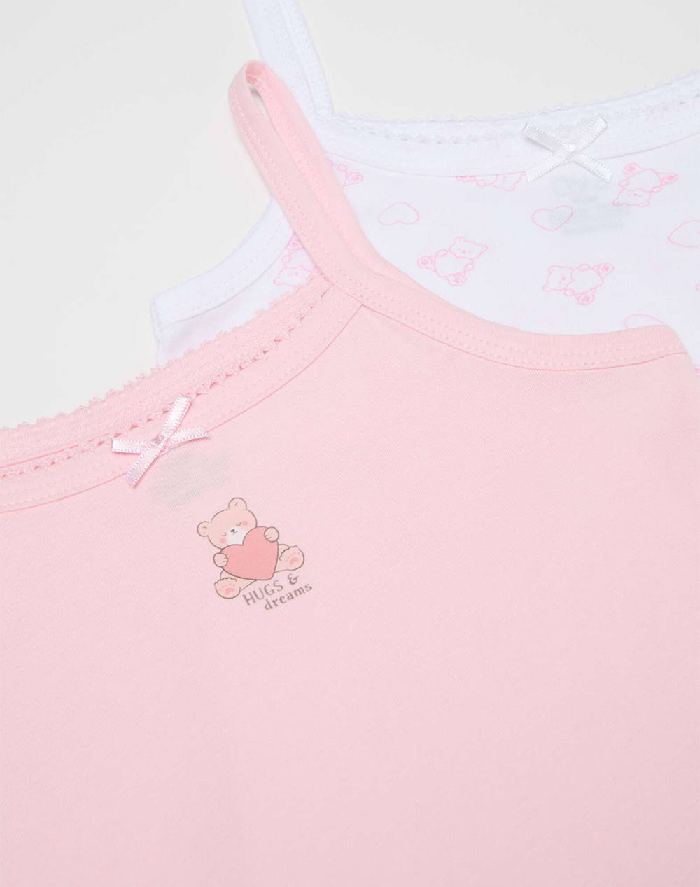 OVS PK 2 SINGL SS 3/10 B 2416589-WHITE/PINK Multi φωτογραφία