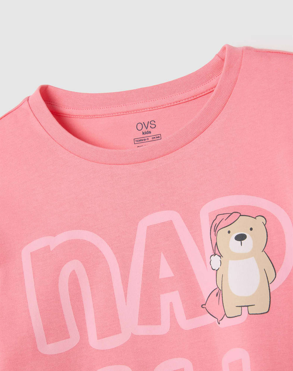 Ovs Pyjama Sp 10 15 2416711-Plumeria Pink παιδικά Κορίτσι εσώρουχα Πυτζαμες Politikos Shop Πολιτικός