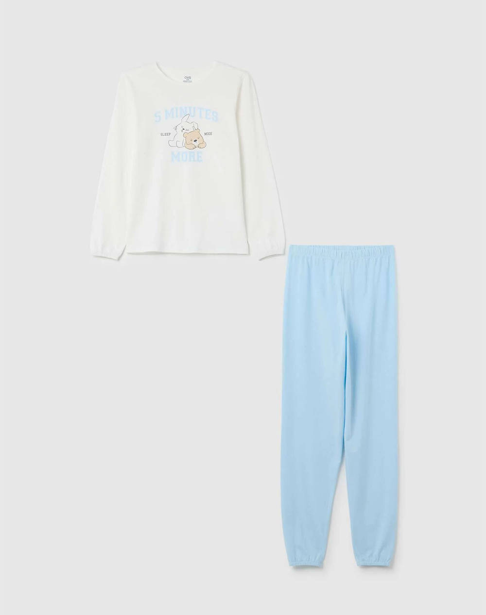 OVS OVS PYJAMA SP 10/15 T 2416726-LUCENT WHITE LightBlue