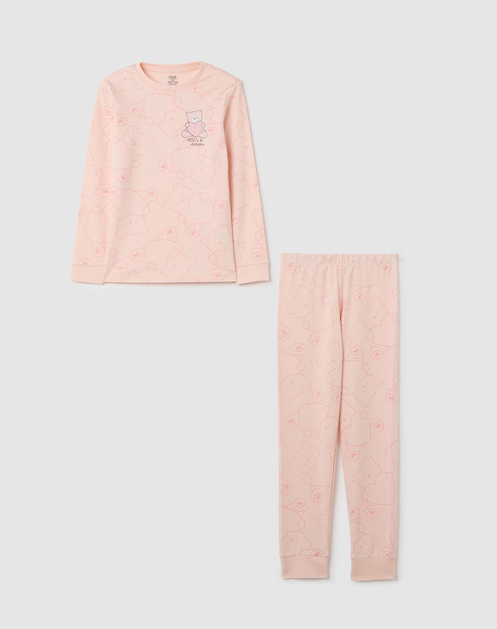 OVS PYJAMA SP 3/10 2448344-MANGANO CALCITE Pink