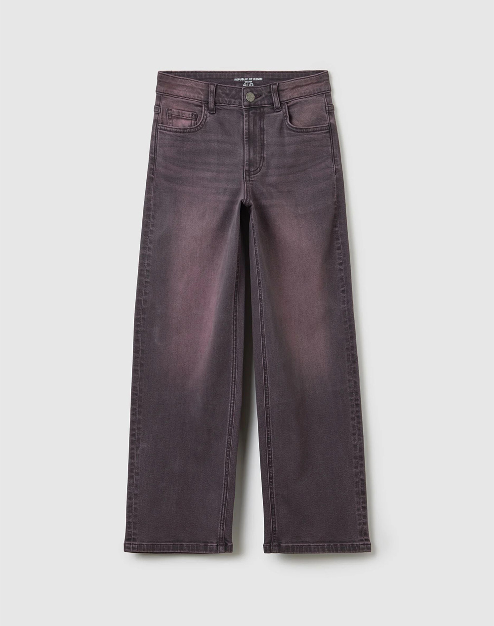 OVS DENIM SKATER ACIDWASH 2467974-DARK VIOLET Violet