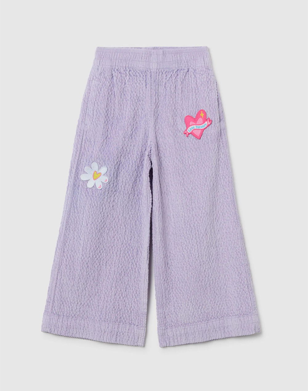 OVS CORDUOY PANT W/PATCH 2456966-PASTEL LILAC Lilac