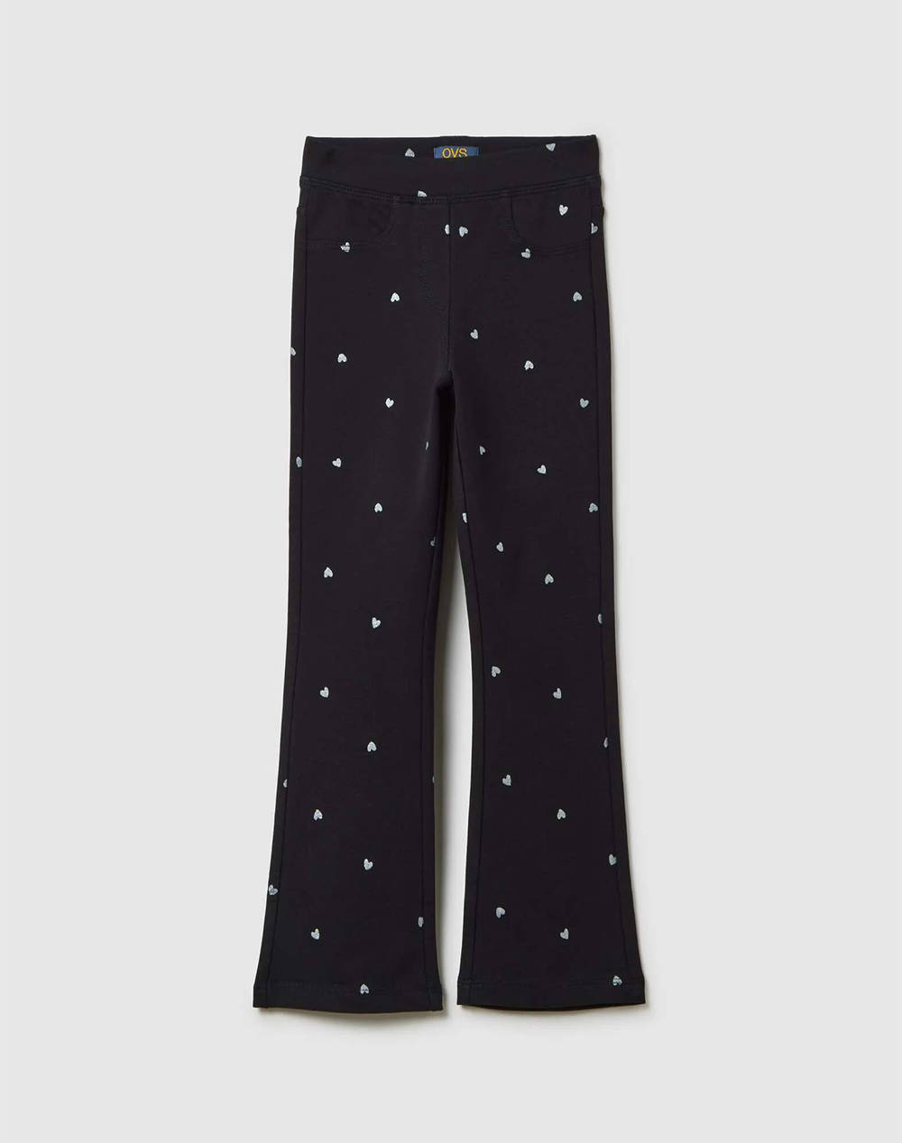 OVS OVS TREGGING FLARE AOP1COL GL 2445139-BLACK BEAUTY Black