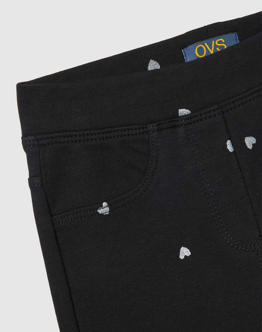 OVS TREGGING FLARE AOP1COL GL 2445139-BLACK BEAUTY Black φωτογραφία