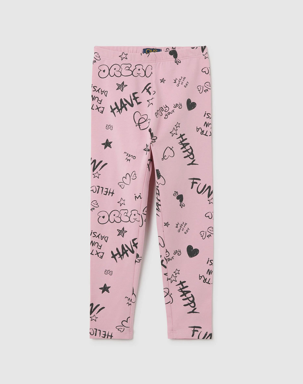 OVS AOP LEGGINGS 2418131-FRAGRANT LILAC Pink
