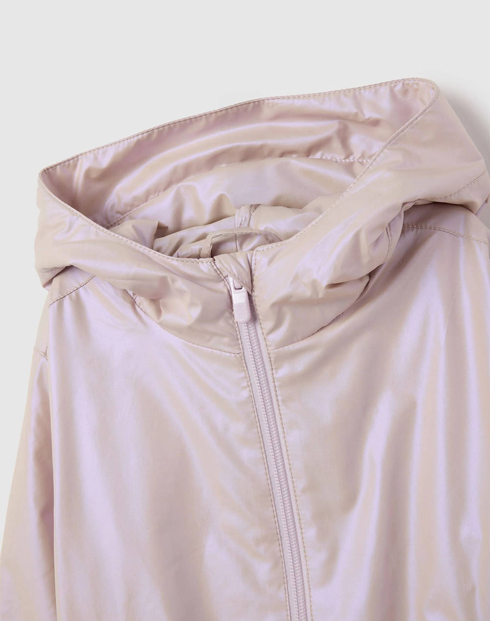 Ovs Rain Jacket Bronzing 2391464-Almond Peach Lightpink παιδικά Κορίτσι ρούχα μπουφάν Politikos Shop Πολιτικός