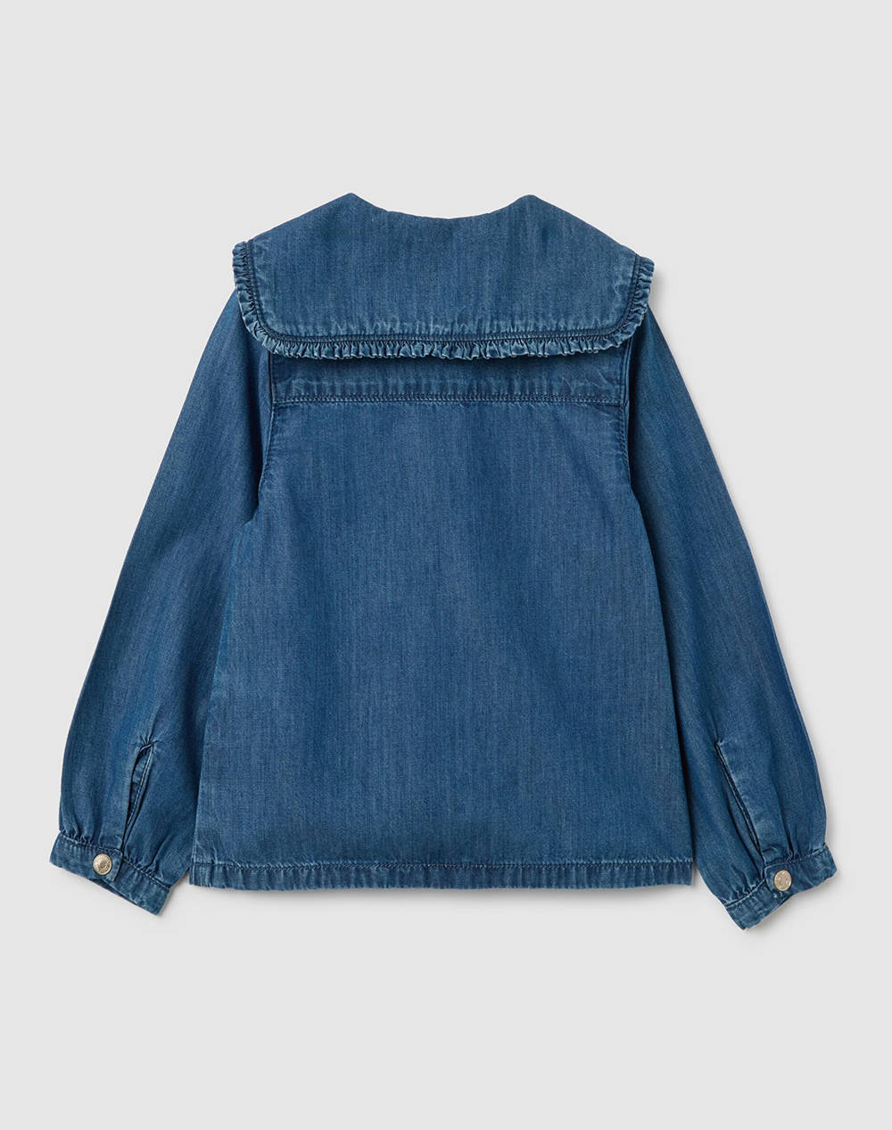 OVS DENIM SHIRT W/COLLAR 2395545-LIGHT BLUE DenimBlue φωτογραφία