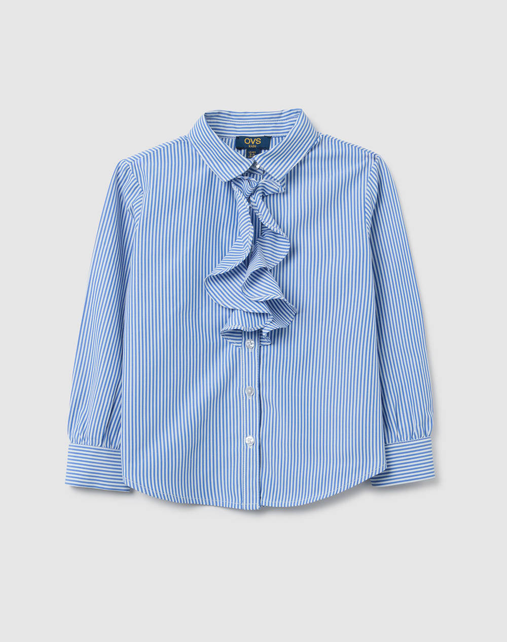 OVS OVS STRIPED SHIRT 2446994-WHITE Multi