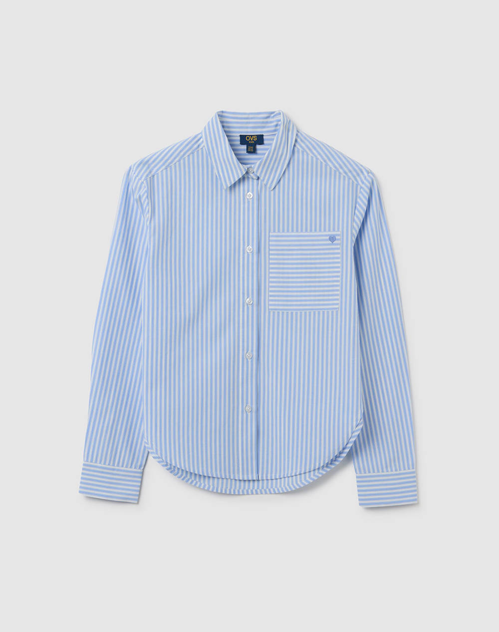 OVS OVS SHIRT STRIPES 2460151-LT BLUE Multi