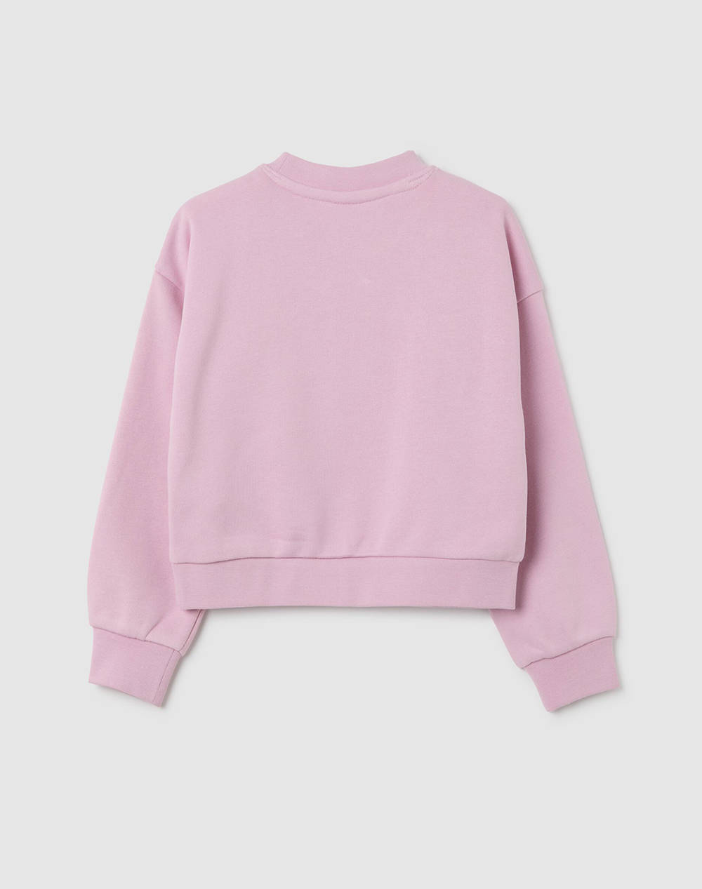 OVS ROUND SWEATSHIRT LILO 2402756-FRAGRANT LILAC Pink φωτογραφία