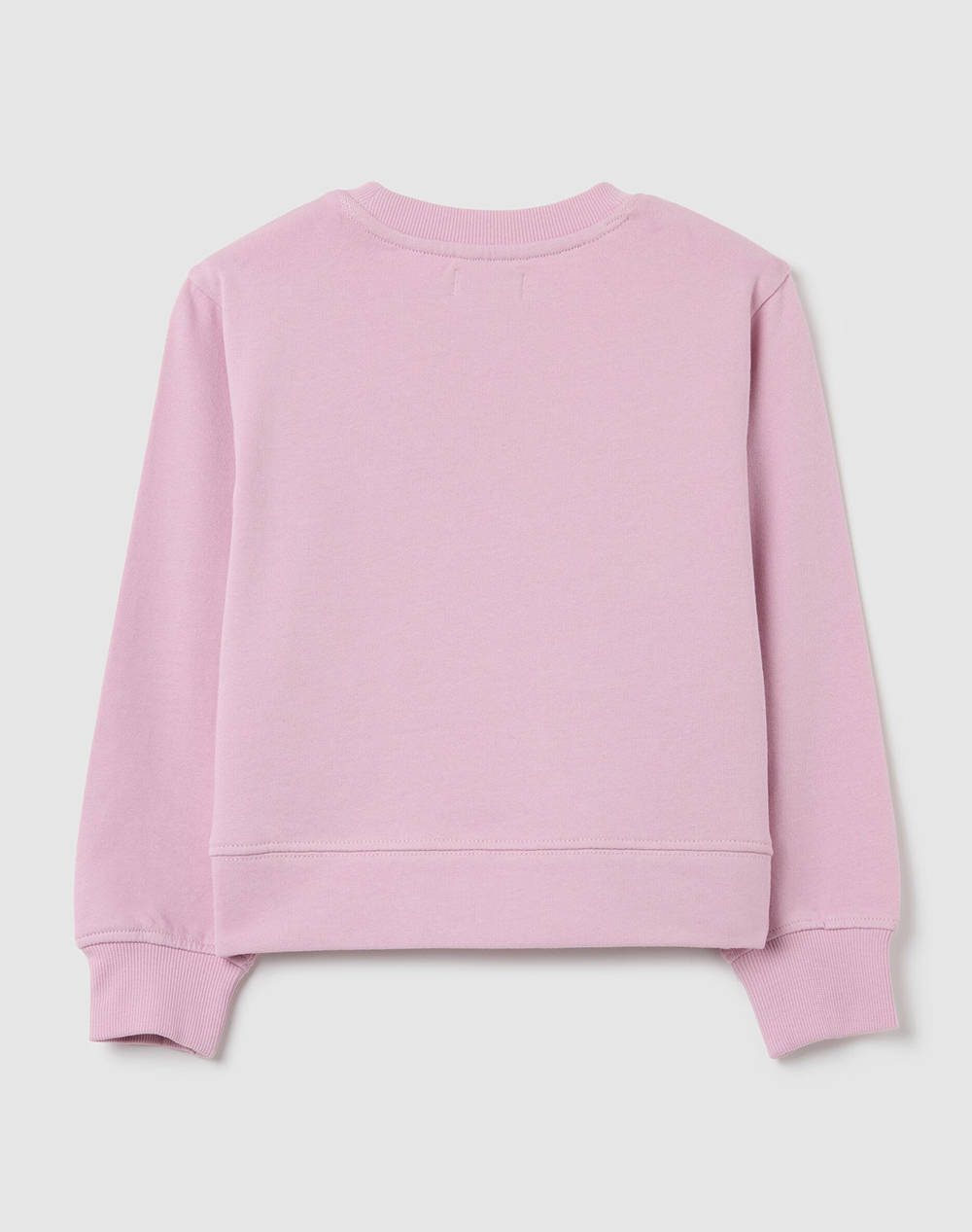 OVS ROUND COLLAR SWEATER 2418229-FRAGRANT LILAC Pink φωτογραφία
