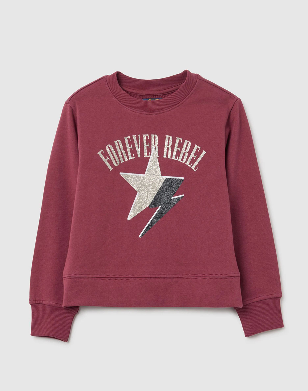 OVS SWT ROUND PRINT4-5COLGLI 2457411-MAROON Bordeux