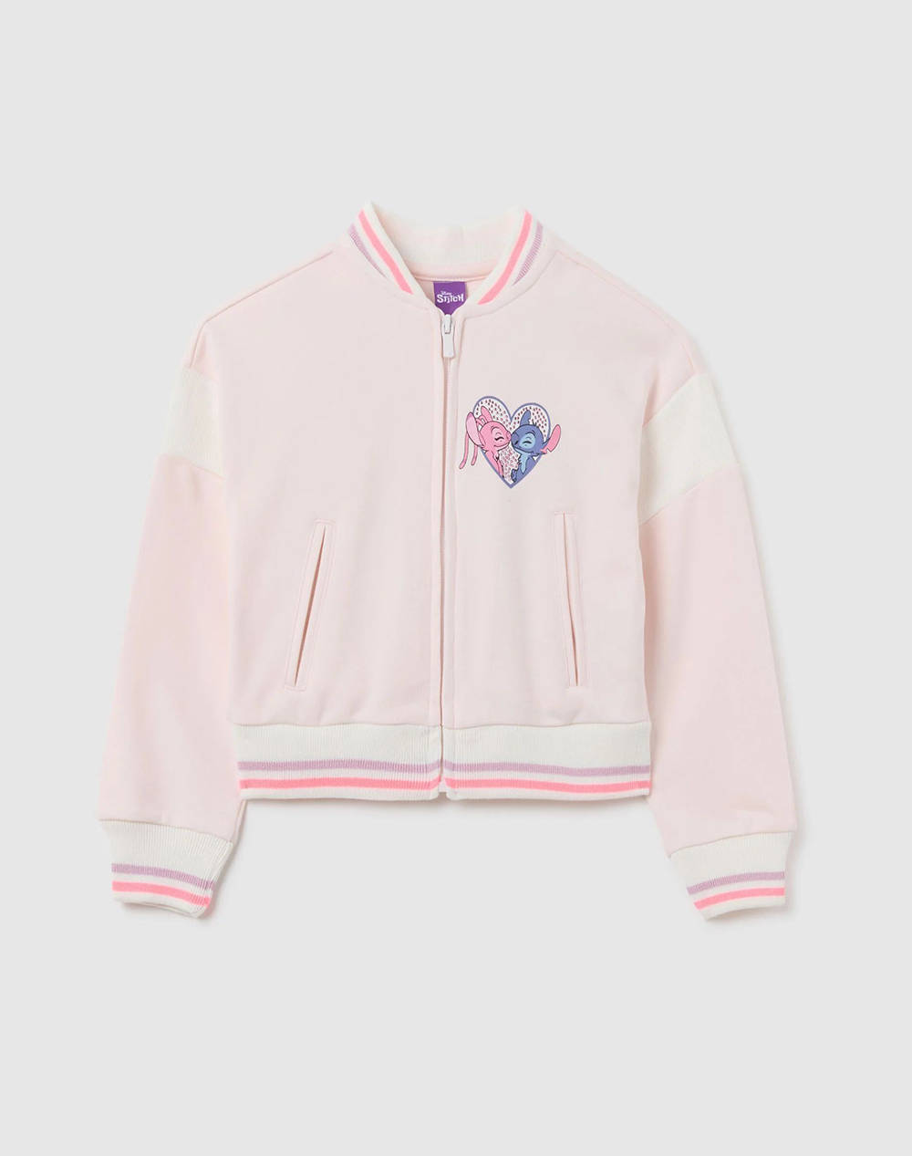 OVS OVS ROUND SWEATSHIRT LILO 2402848-DELICACY Pink