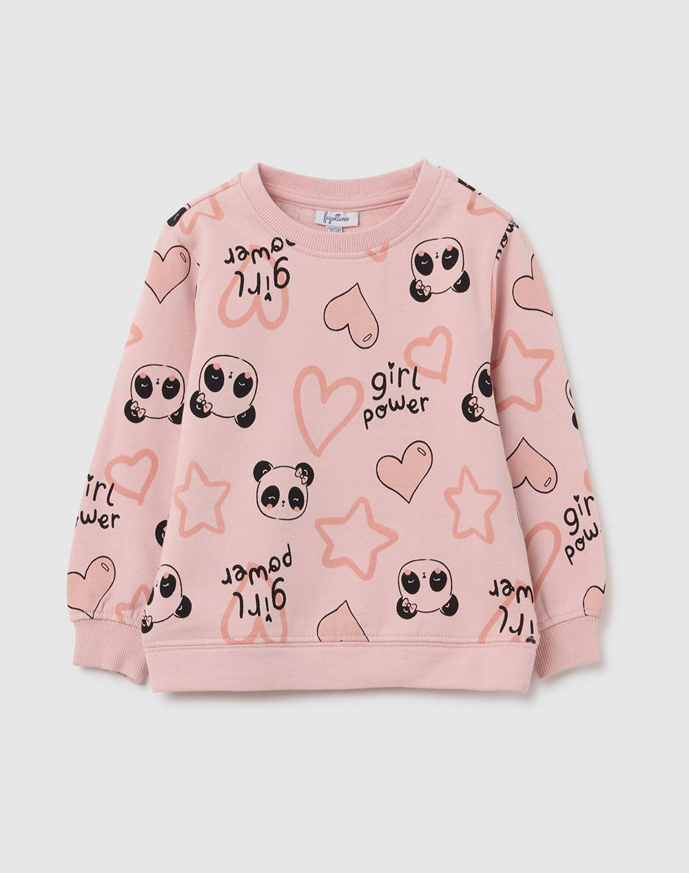 OVS OVS SWT AOP PANDA BCI 2459865-LOTUS Pink