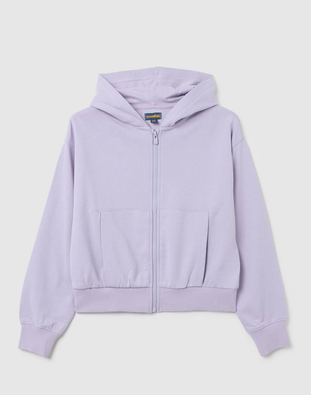 OVS SWT FULL ZIP HOODIE ESS. 2443723-THISTLE LightPurple