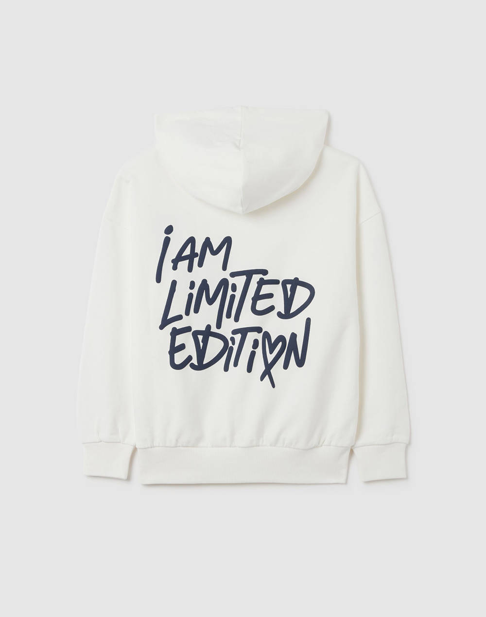 OVS SWEATSHIRT W/PRINT 2415377-BLANC DE BLANC OffWhite φωτογραφία