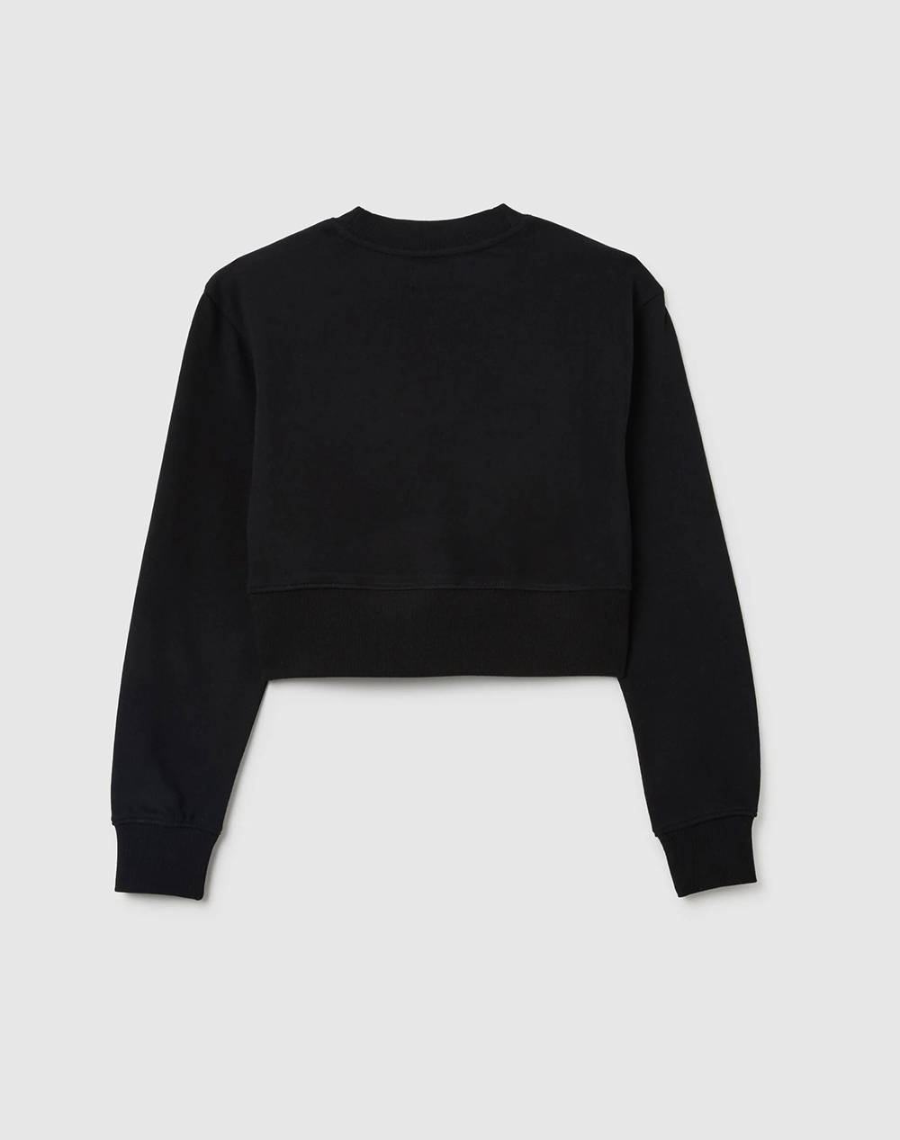 OVS SWT ROUND SOLID 2444152-BLACK BEAUTY Black φωτογραφία