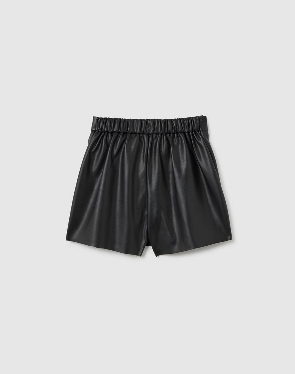 OVS FAKE LEATHER SKORT W/APP 2446755-BLACK BEAUTY Black φωτογραφία