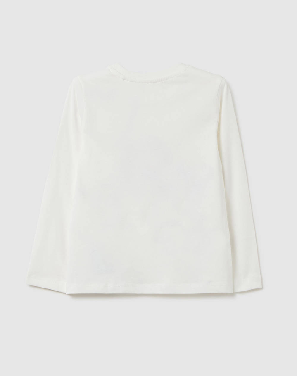 OVS T-SHIRT 1COL PRINT 2418222-BLANC DE BLANC OffWhite φωτογραφία