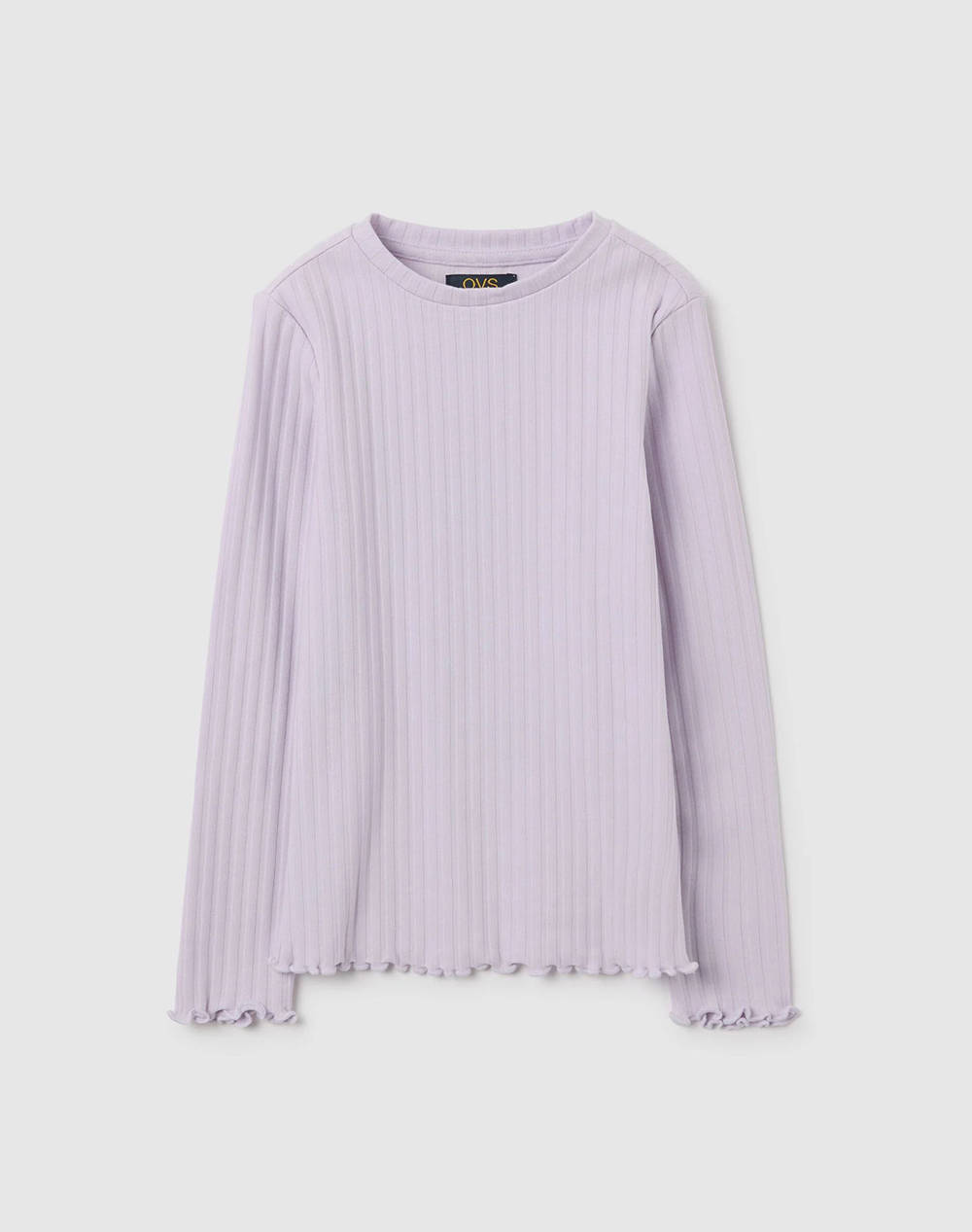 OVS TSH LS RIB 7X7 2471480-ORCHID HUSH Lilac