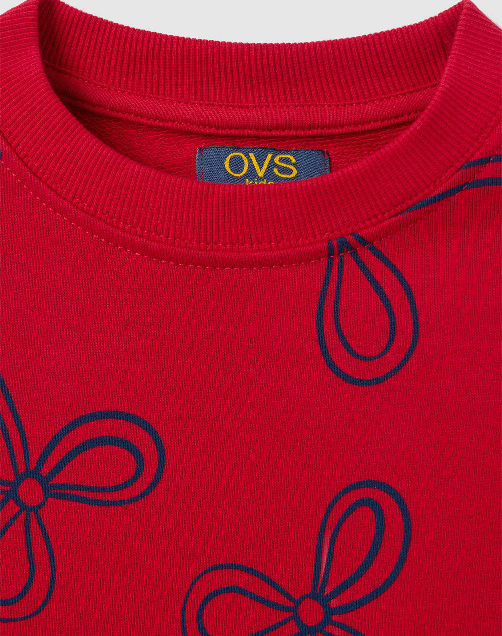 OVS SWT ROUND AOP 2445244-JALAPENO RED Red φωτογραφία