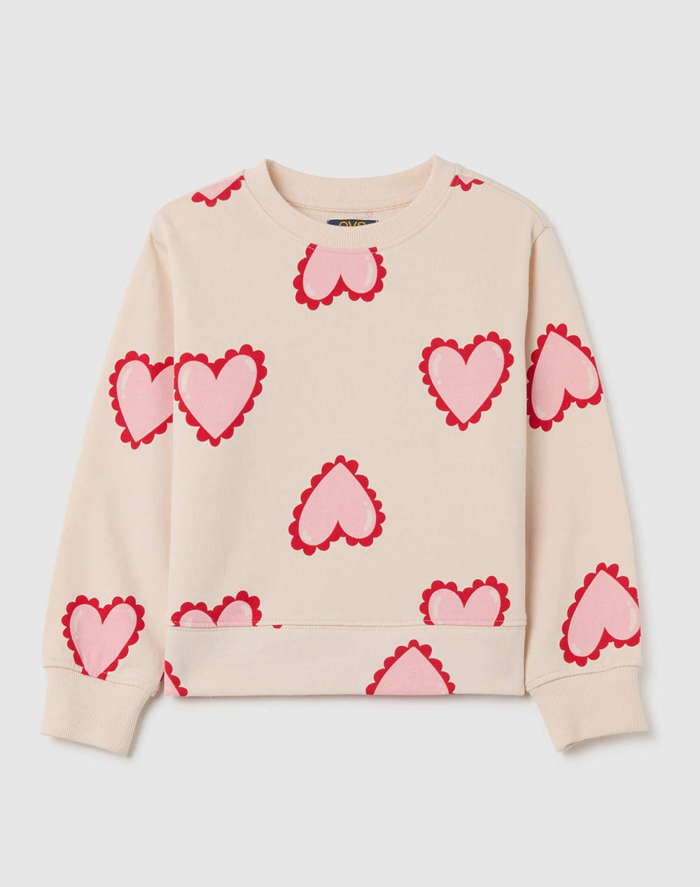 OVS OVS SWT ROUND AOP 2445237-VANILLA CREAM Multi