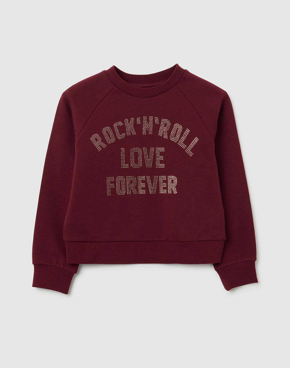 OVS ROUNDNECK SWEATSHIRT 2457307-ZINFANDEL Bordeux