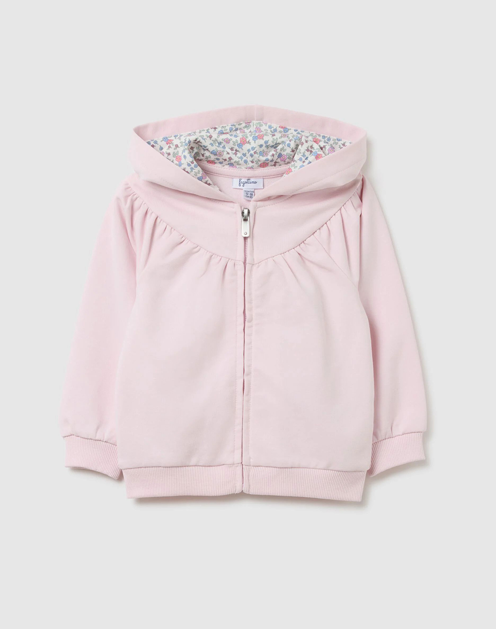 OVS FUL ZIP W/HOOD 2396171-PINK Pink