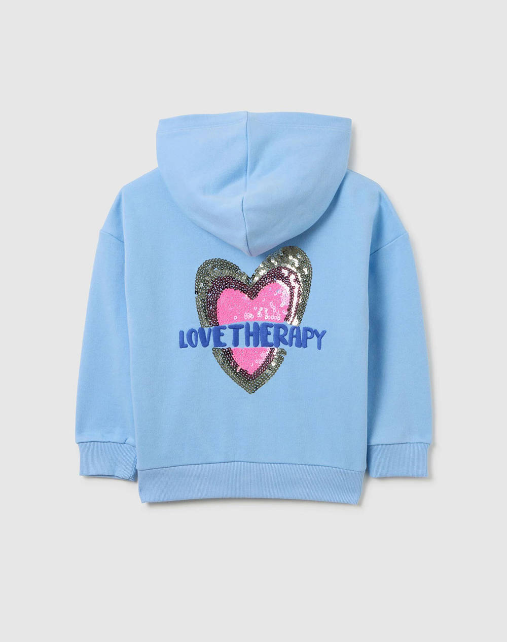 OVS HOODY FULL ZIP 2446795-OPEN AIR LightBlue φωτογραφία