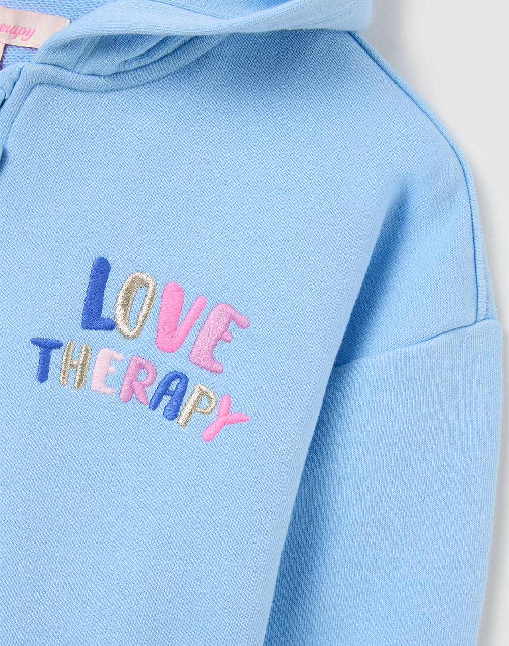 OVS HOODY FULL ZIP 2446795-OPEN AIR LightBlue φωτογραφία