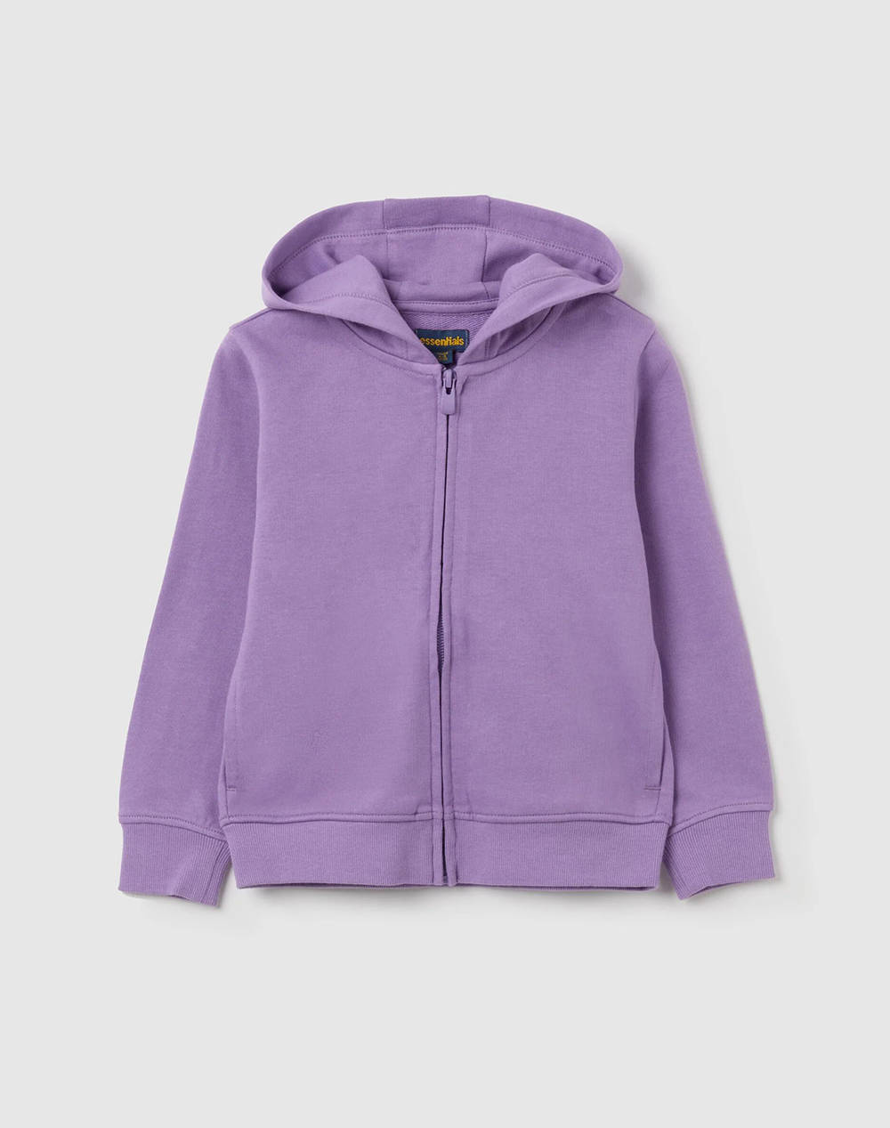 OVS FULL ZIP W/HOOD SOLID 2418243-CHALK VIOLET Purple