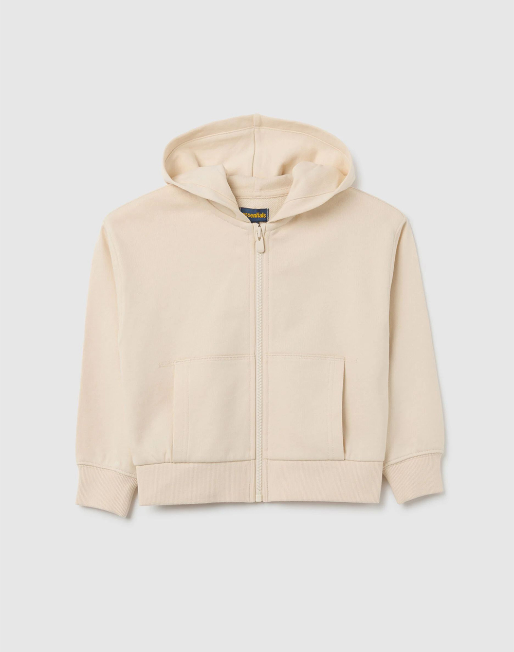 OVS OVS HOODY FULL ZIP 2418194-BUTTERCREAM Cream
