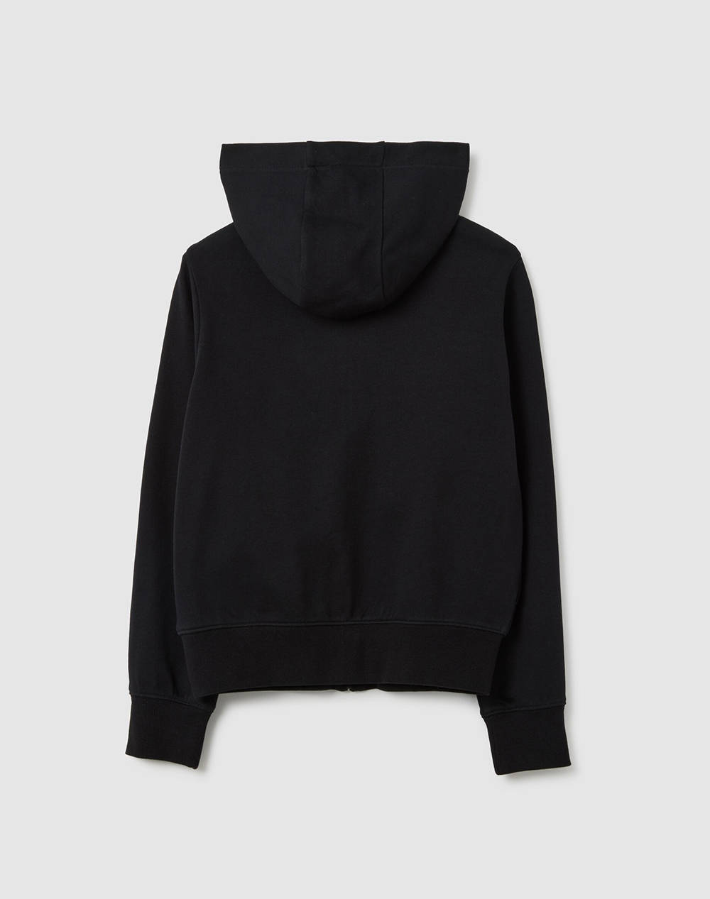 OVS FULLZIP HOD SOLID BIO 2443698-BLACK BEAUTY Black φωτογραφία